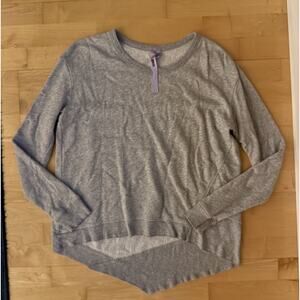 Wilt 100% cotton tie back long sleeve pullover sweatshirt size XS